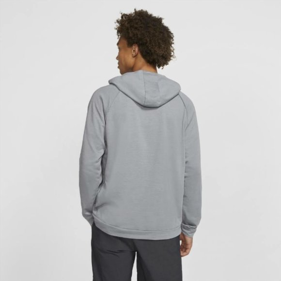 Hurley Mens Mongoose Dri FIT Long Sleeve Lightweight Hoodie Gray Medium - Picture 4 of 8